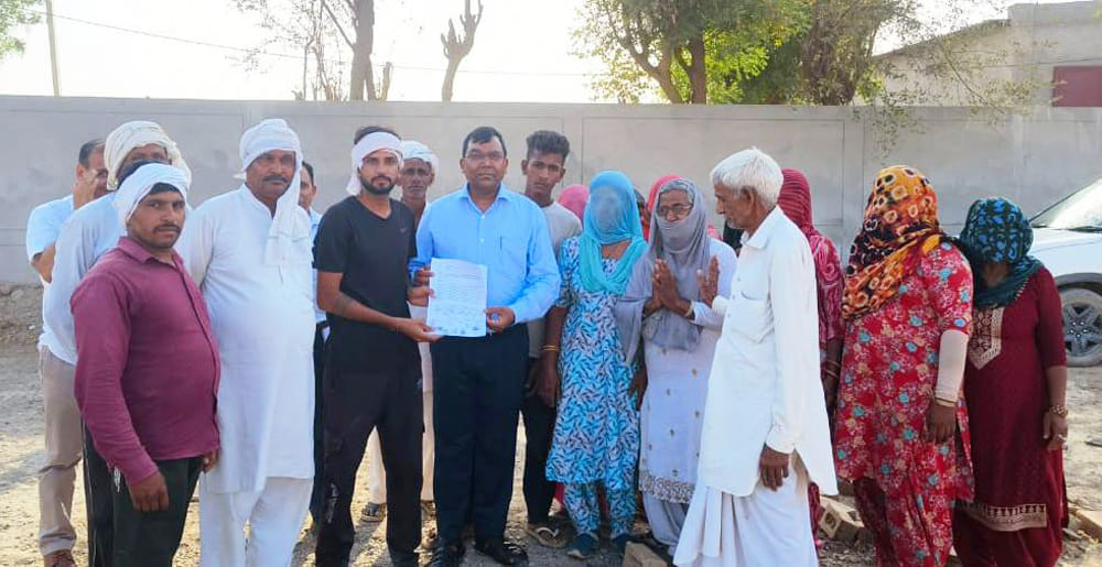 Chief Engineer of Public Health Department inspected sewerage works and STP in Adampur.