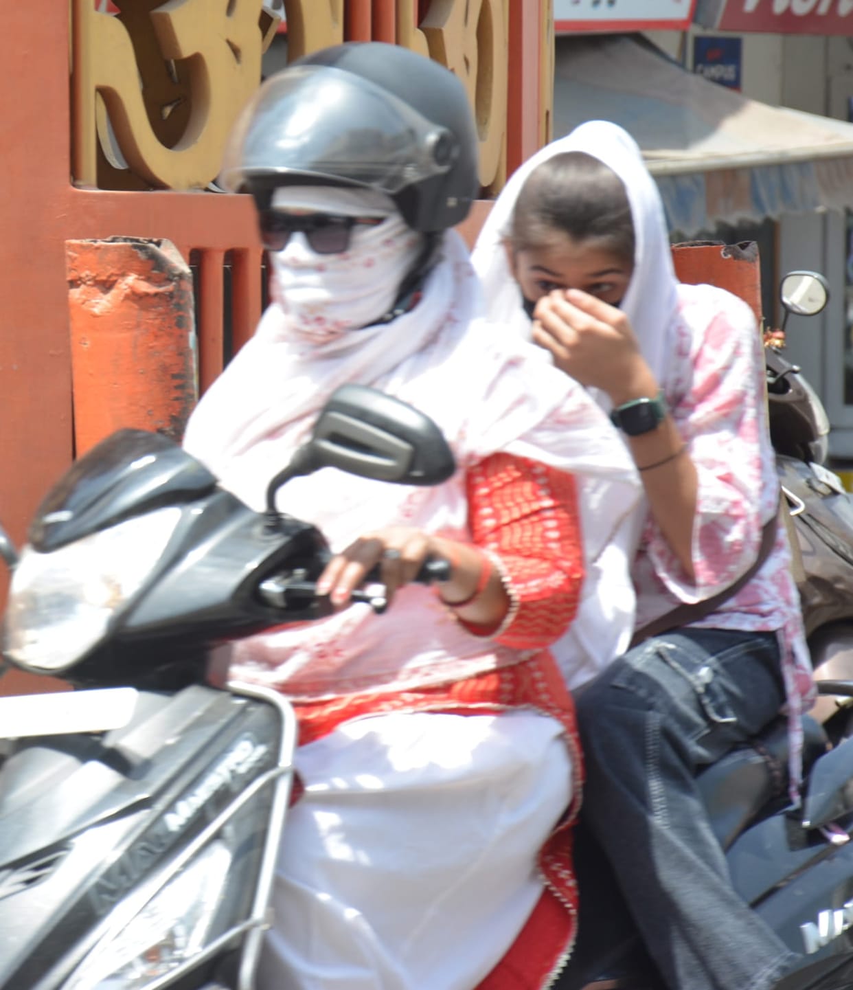 Temperature again reached 45 degrees in the district