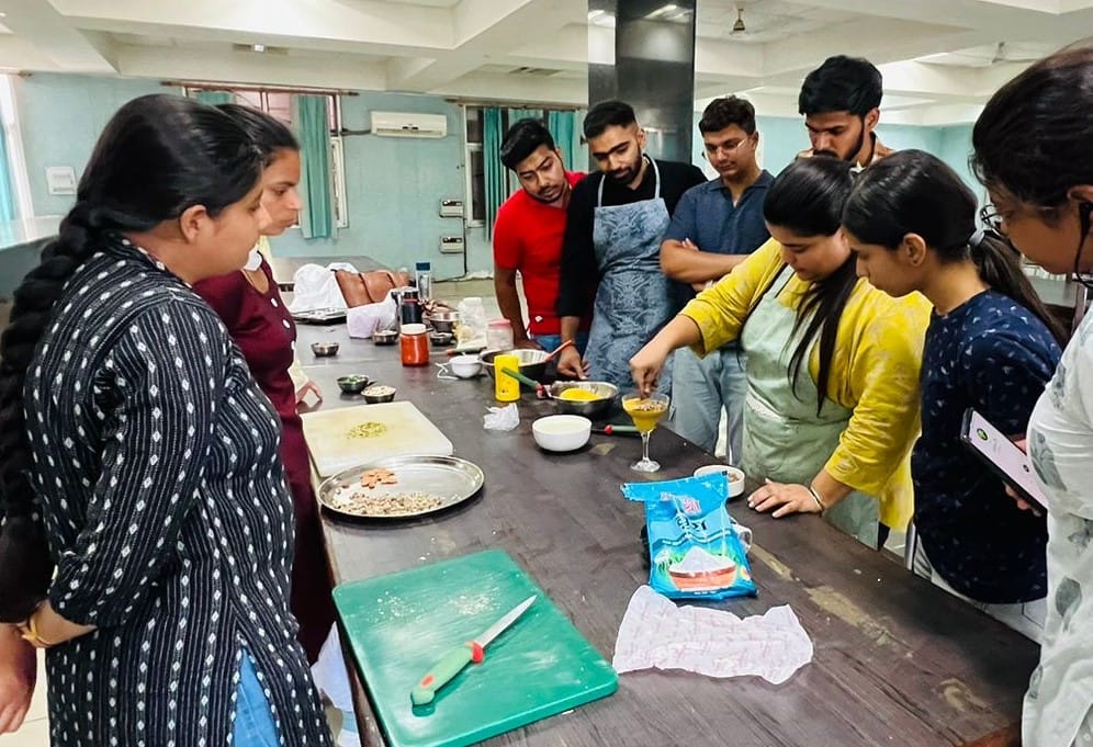 Participants learned the nuances of cooking