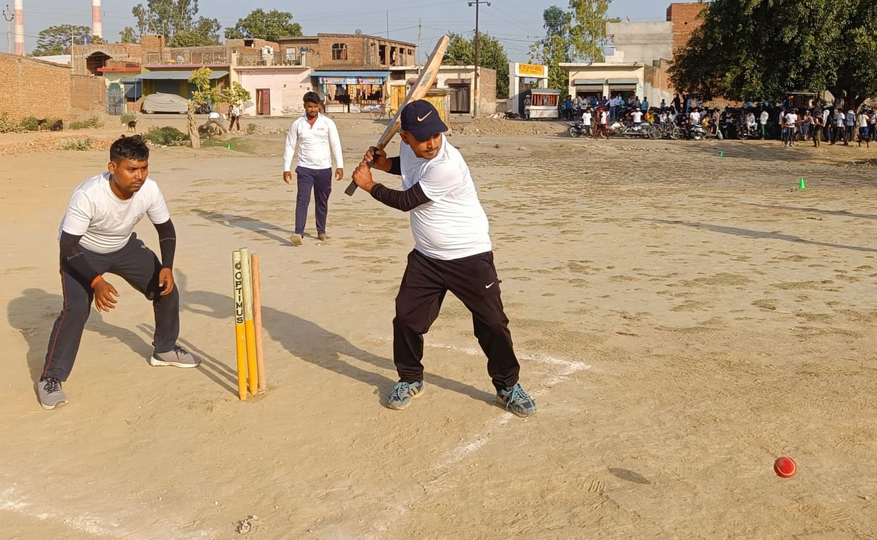 Barigaon Cricket Club won the match by two runs