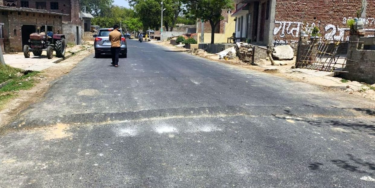 Administration woke up after five deaths... speed breakers should be made in Paiga Bhikampur