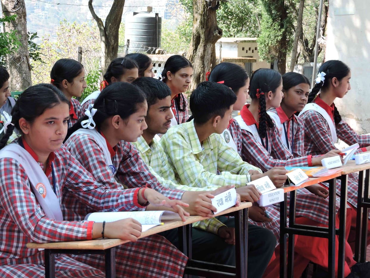 Students learned the functioning of Lok Sabha