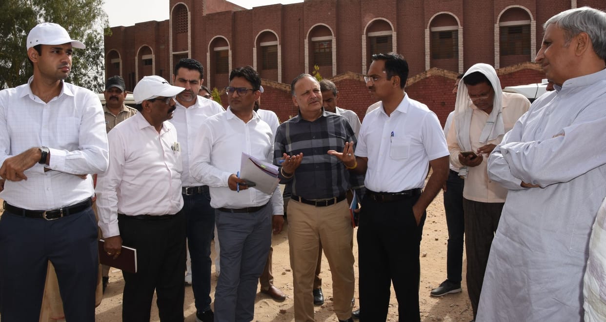 Finance Minister JP Dalal visited the city and took stock, gave necessary instructions to the officials