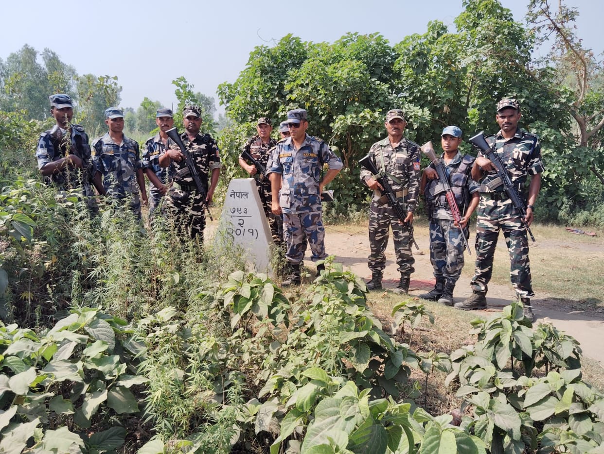 SSB did joint patrolling on the border with Nepal's APF