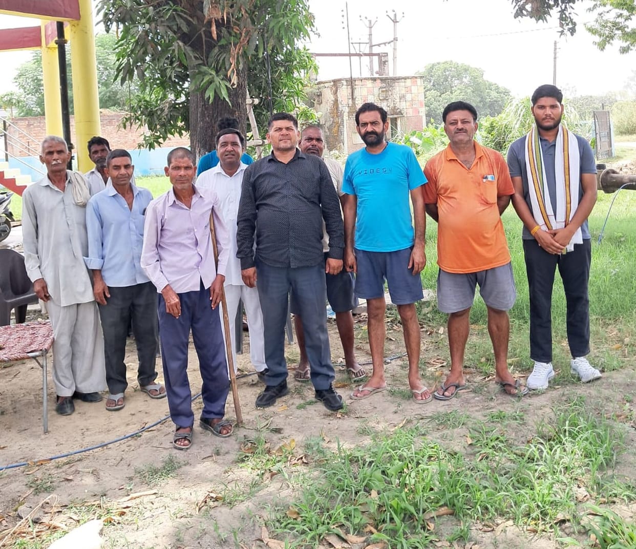 Demonstration of villagers of Lalwala for drinking water