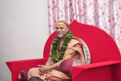 ज्योतिर्मठ के स्वामी अविमुक्तेश्वरानंद जी महाराज। संवाद