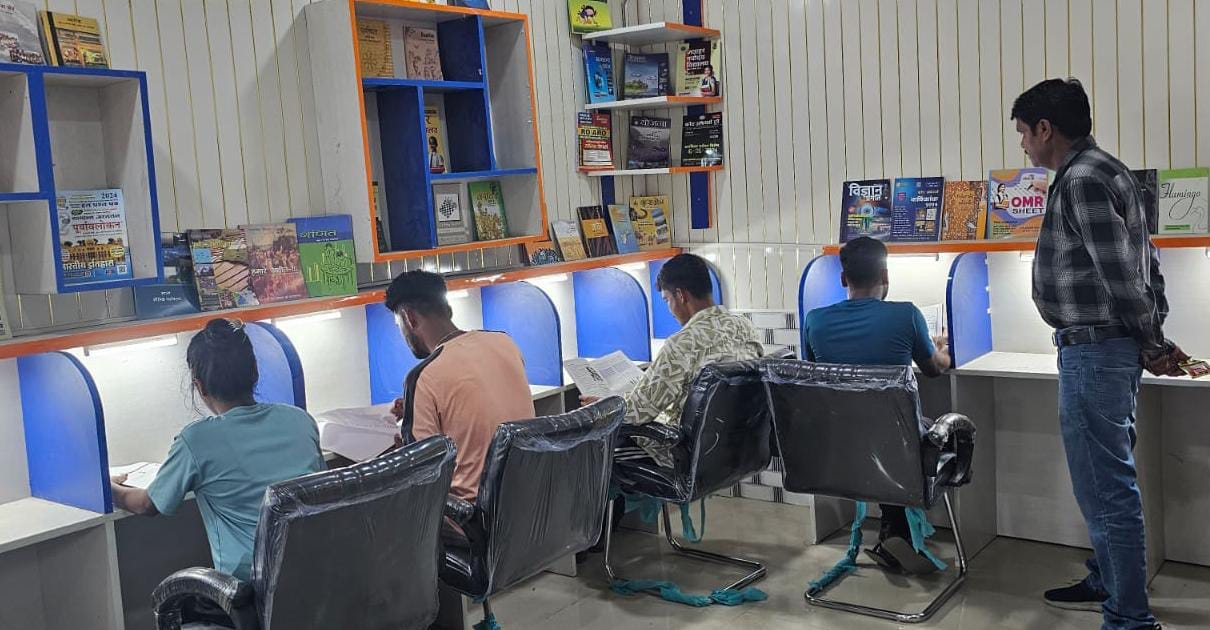 Due to non-availability of land, high-tech libraries could not be constructed