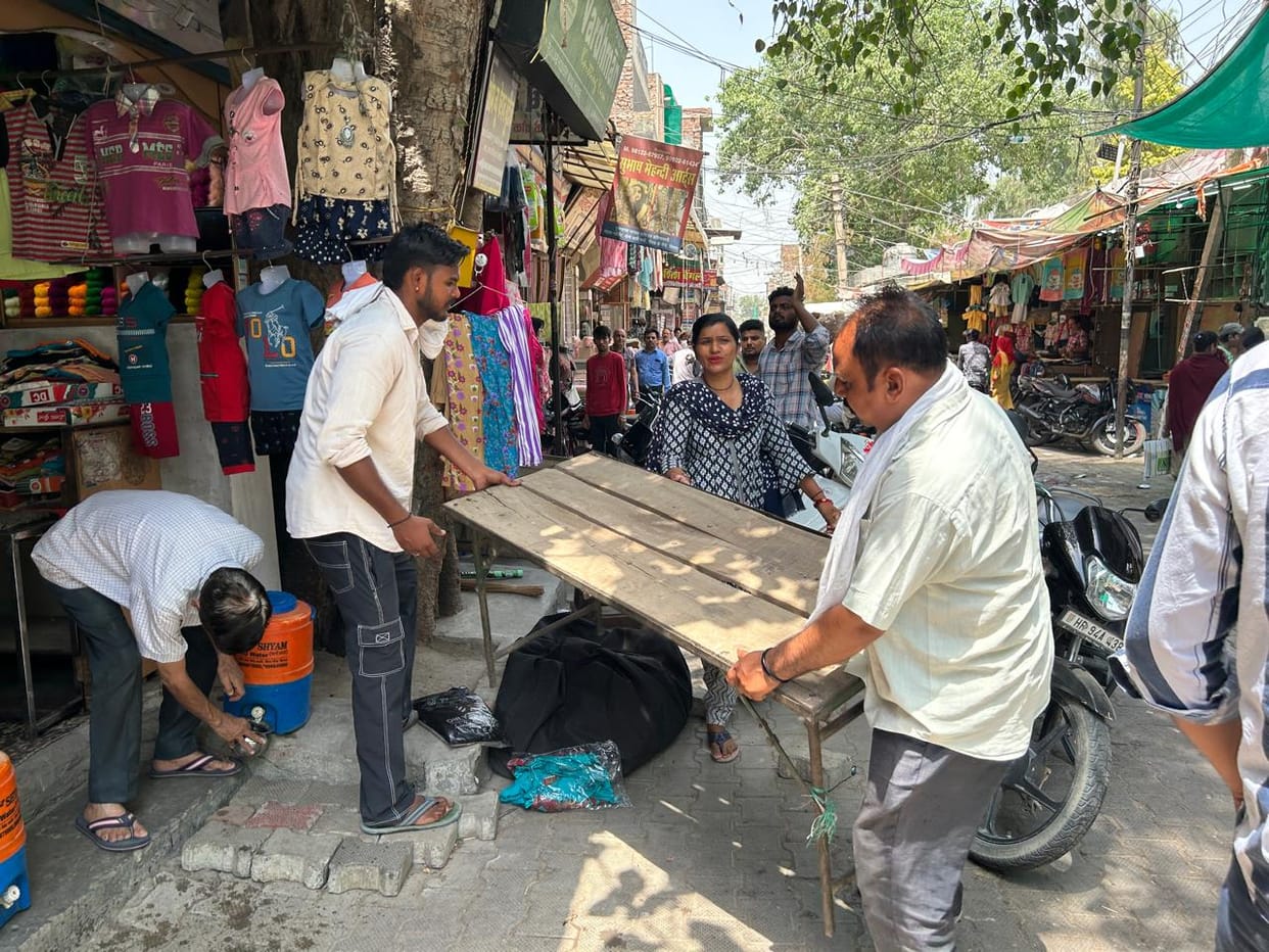 City council removed encroachment from markets, imposed fine