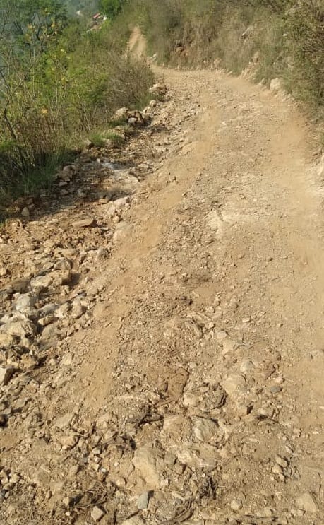 Demand to complete the construction work of Dhariair-Beltadi-Kwarban road