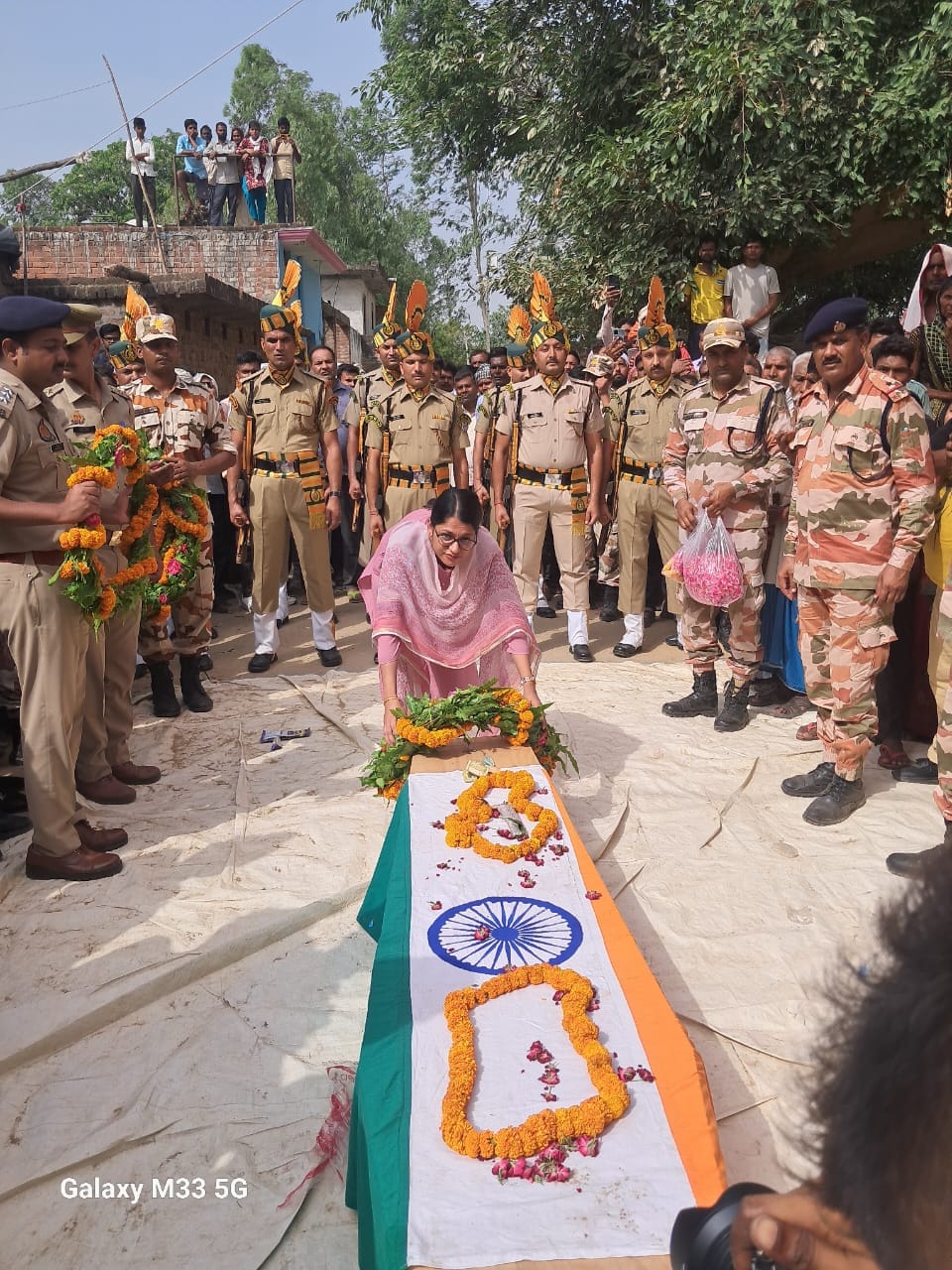 ITBP jawan dies, gives last salute
