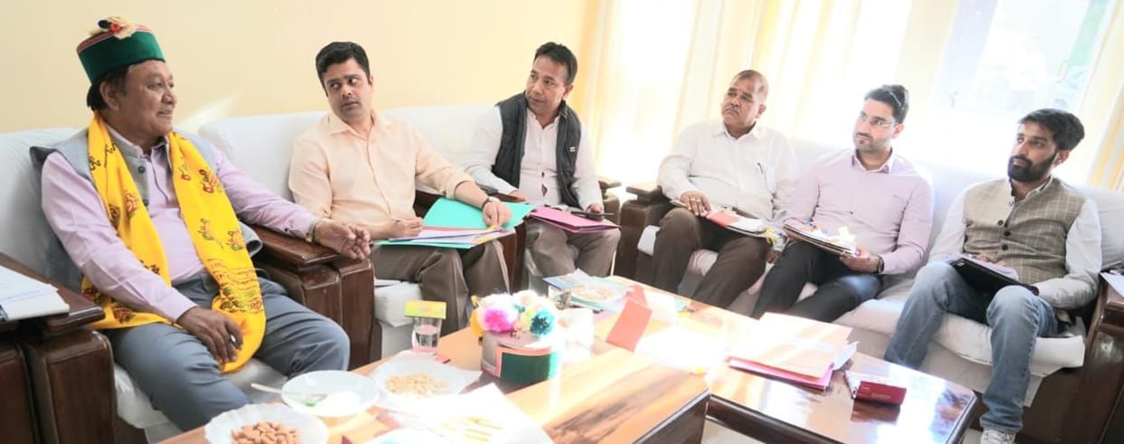 Reckong Peo, Local Area Development Committee meeting, Minister Jagat Singh Negi