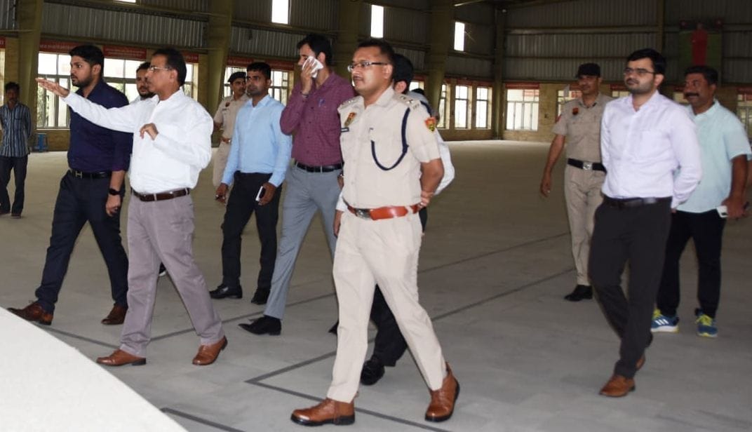 DC and SP took stock of the school