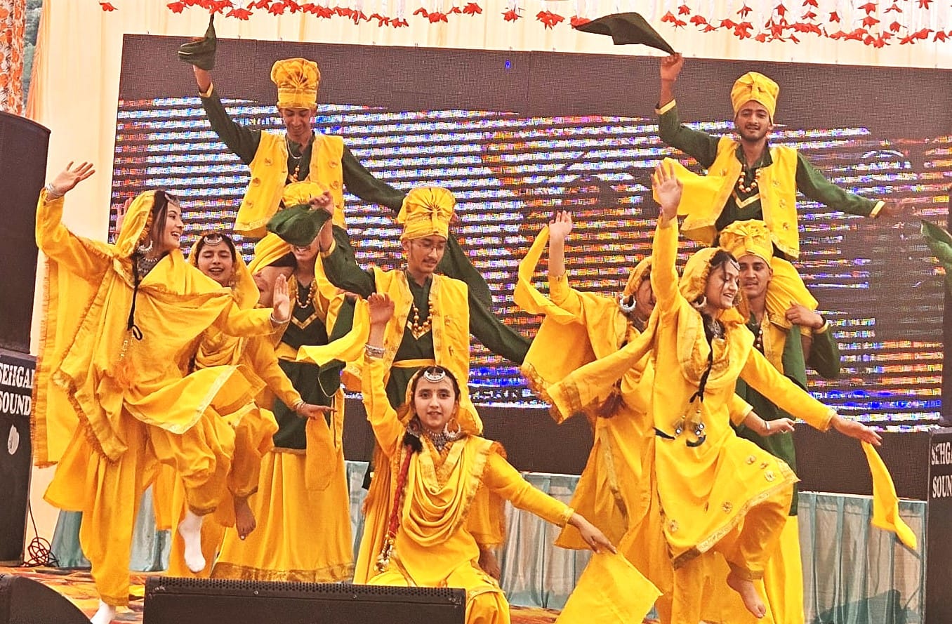 Annual function in Competition Zone Senior Secondary School, students danced to the plays of Arun Justa and Suresh Sharma