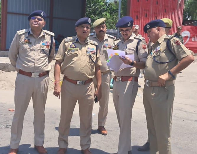 DIG Visit Bhagwati Nagar, Check Arrangements of Amarnath Yatra