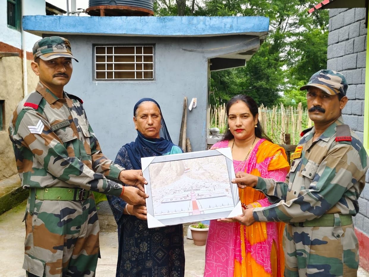 Army honored the martyr Devi Ram of Operation Meghdoot