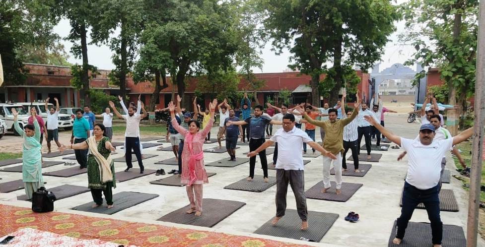 International Yoga Day: Practitioners did yoga for a healthy body