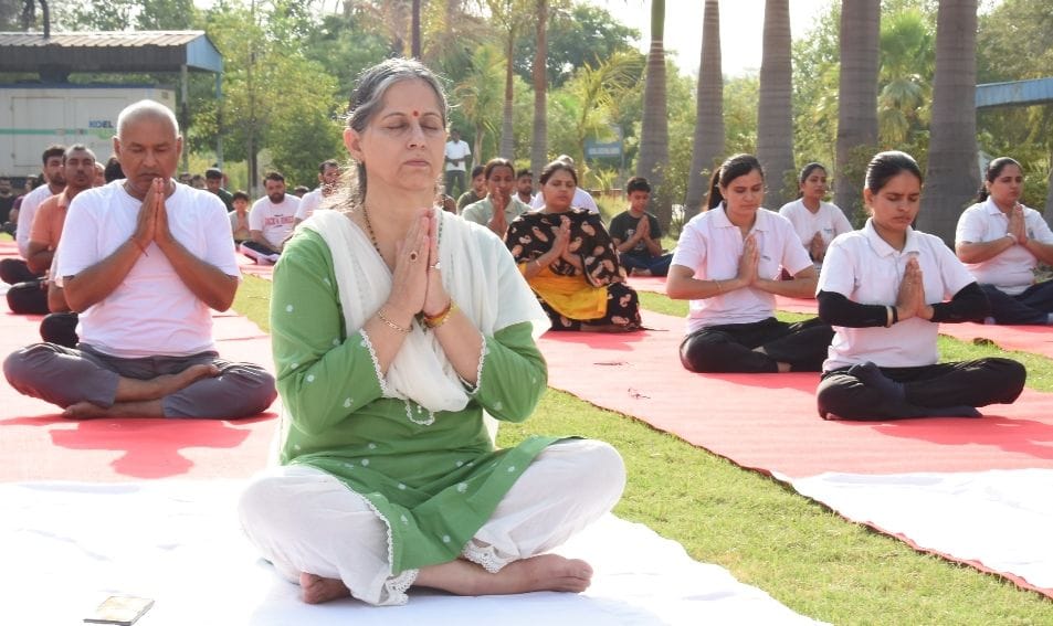 10th International Yoga Day celebrated
