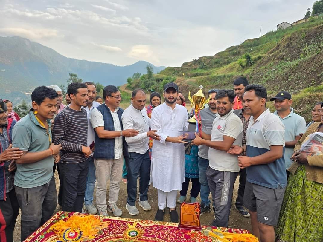Chaniyali Club won the cricket tournament