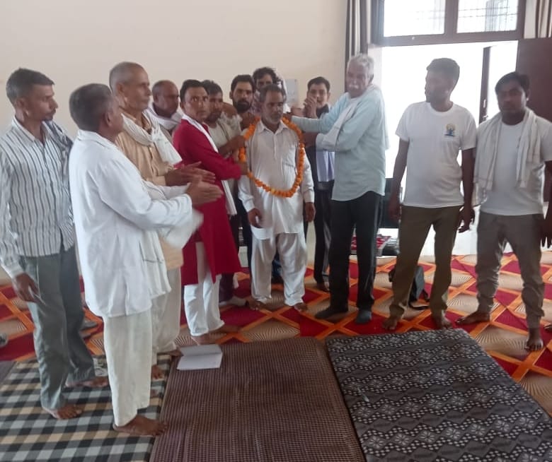 Jagdish Prasad becomes head of Rural Safai Karmachari Union Satnali