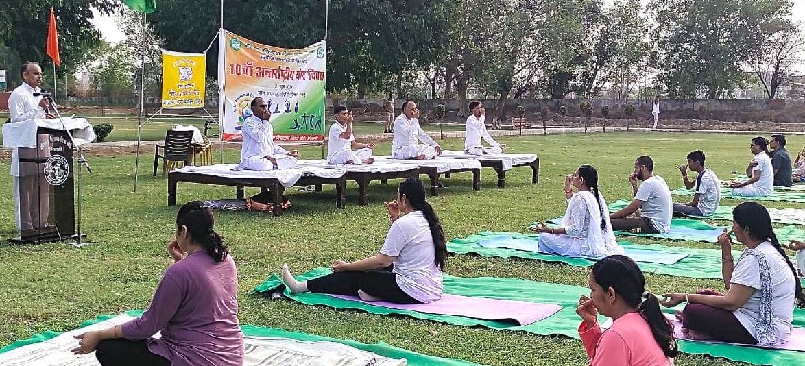 10th International Yoga Day celebrated