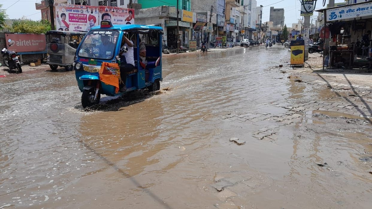 There was eight mm rain in Narwana and drizzle in other areas.