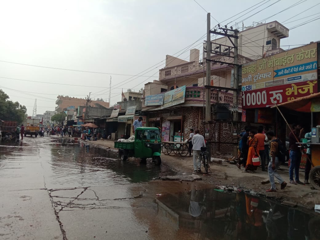 There was drizzle and clouds remained somewhere, humidity increased