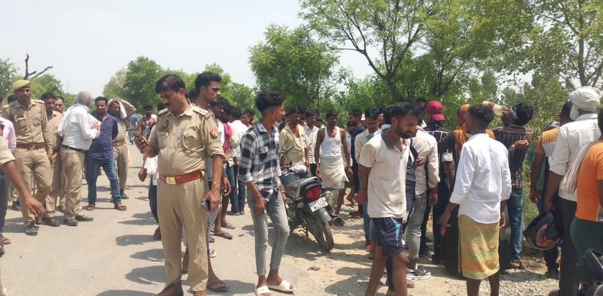 Woman dies after being hit by truck, villagers block road
