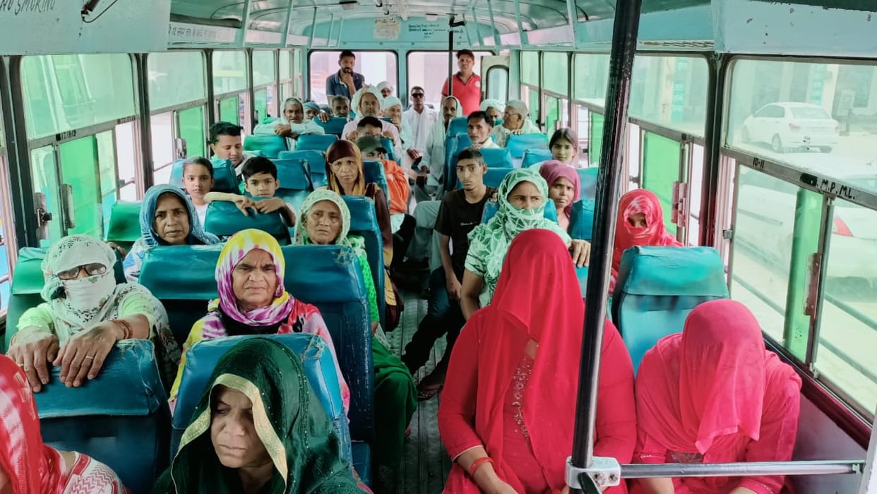 Followers reached Gohana in 35 buses for Sant Kabir Das birth anniversary celebrations