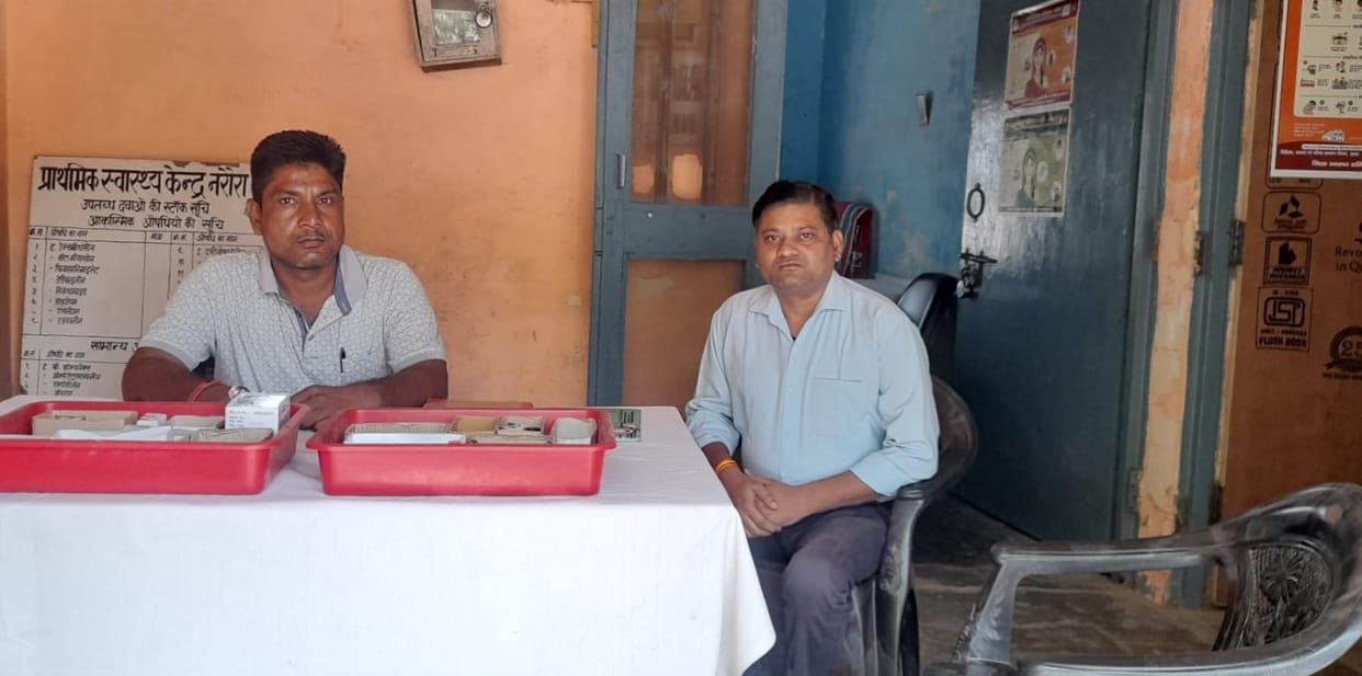 Arogya Mela: Doctor missing, pharmacist providing treatment