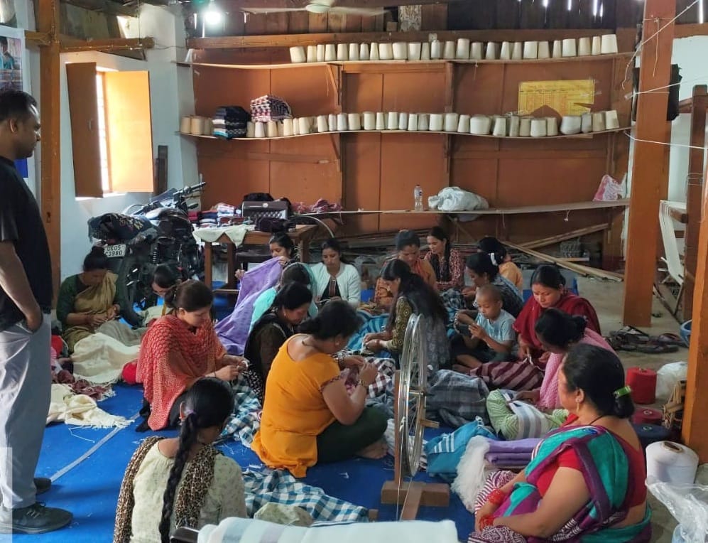 Woolen business is strengthening the economy of weavers.