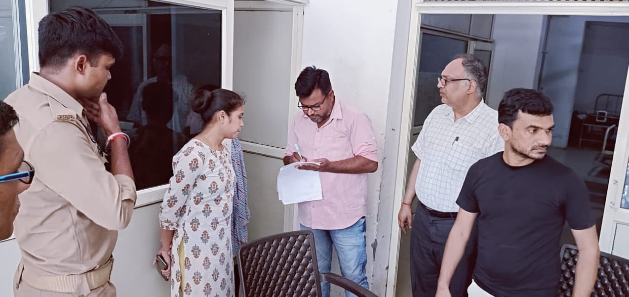 On the orders of CMO, the team reached the hospital to investigate