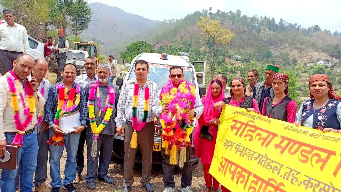 Kangar-Bahan road pass for small vehicles, Karsog, District Mandi