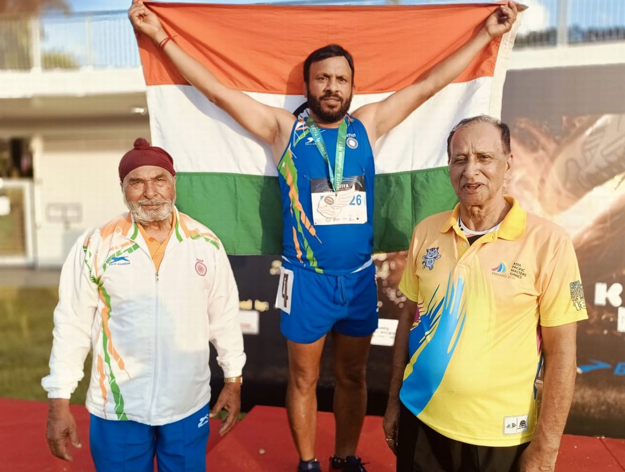 Ramdas Yadav won bronze medal in 5 km