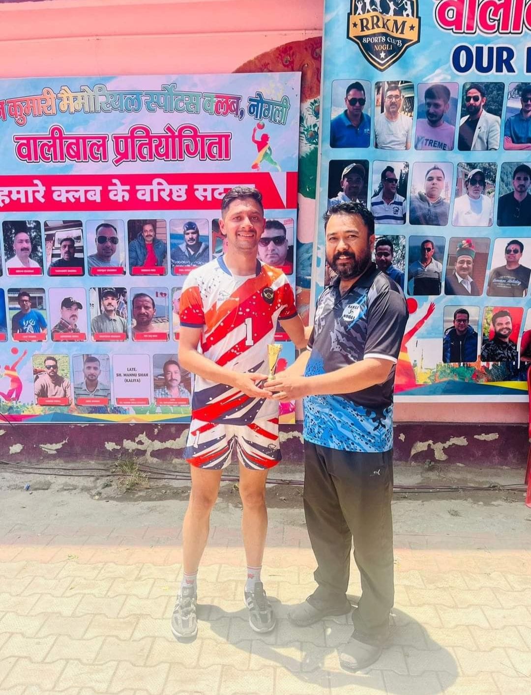 Volleyball competition organized in Nogli, Rampur Bushahr