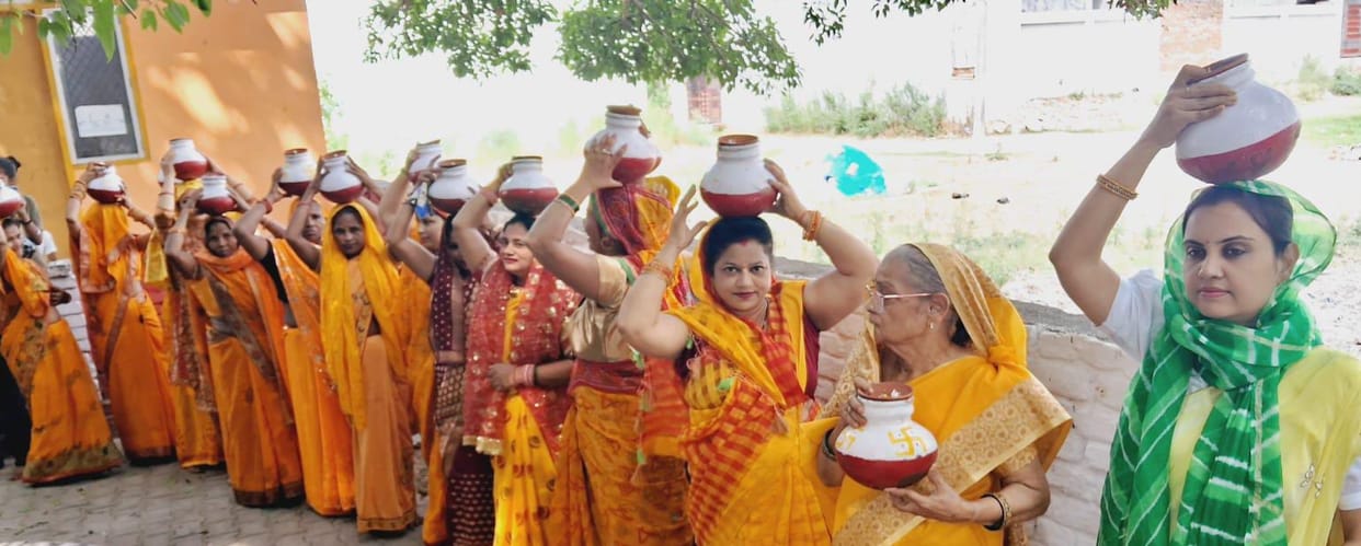 Sai Palki Yatra taken out in the city