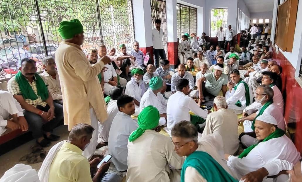 BKU's indefinite strike begins in Tehsil