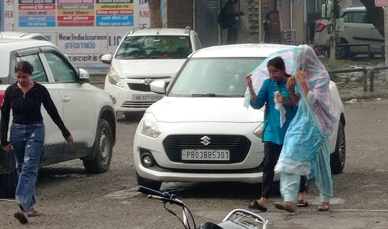 Weather patterns changed, people got relief from heat due to rain