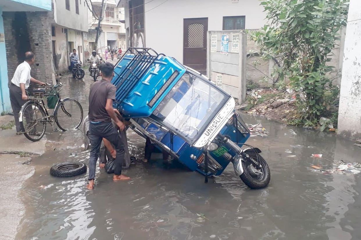 22 minutes of rain exposed the municipality, roads turned into ponds