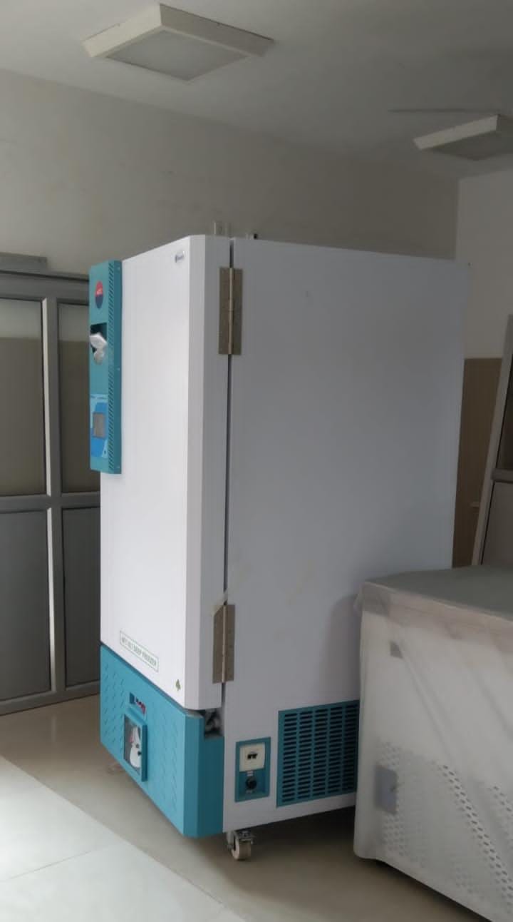Building of blood component separation unit is ready, now waiting for inspection and license.