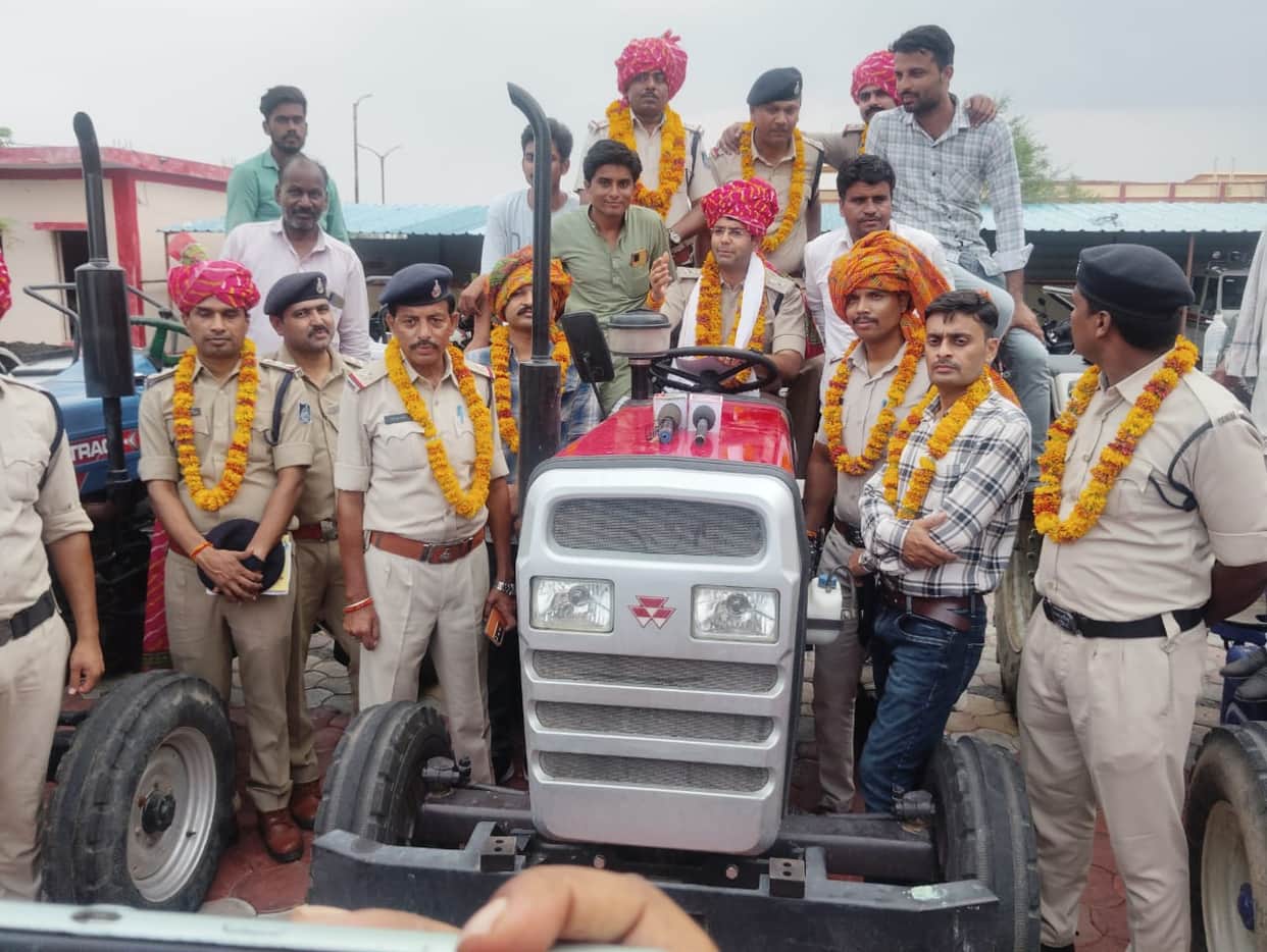 Rajgarh Tractors were stolen and sold in four different states police found them from there too