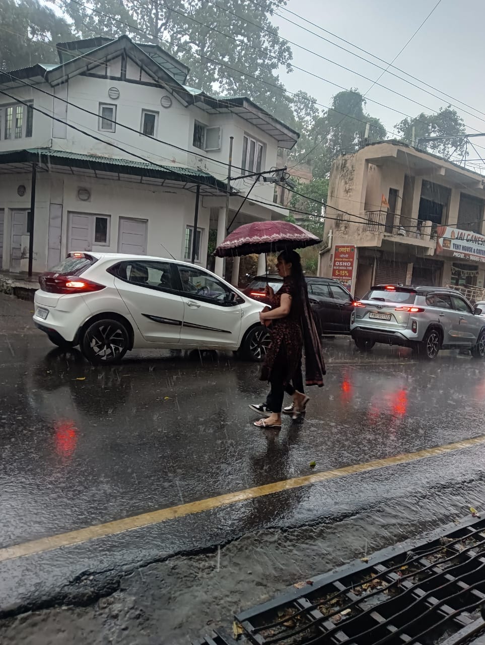 Badra finally rained heavily, farmers' faces blossomed