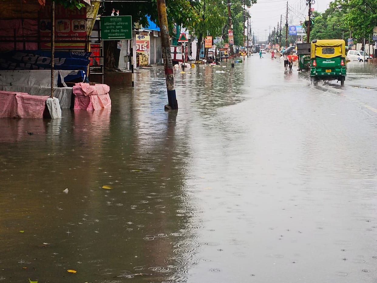 Rain: Relief from heat, relief from waterlogging