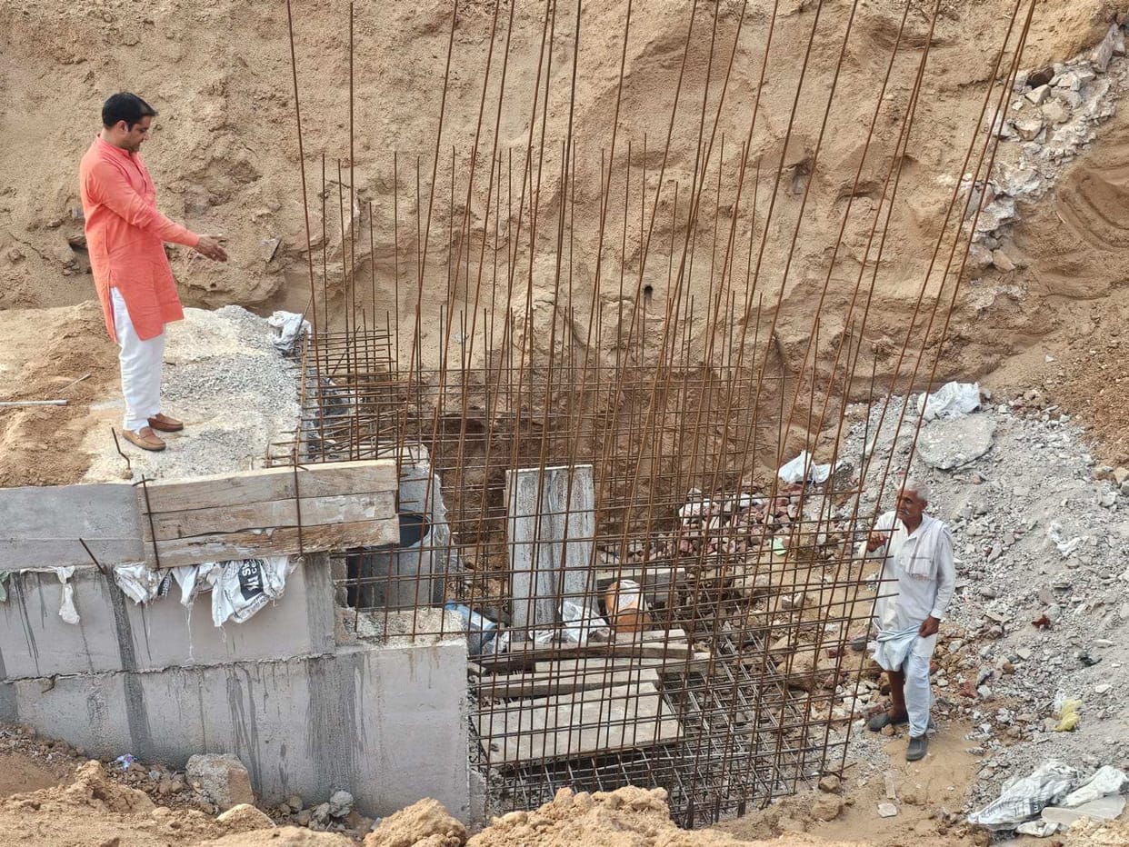 50 percent work of siphon of Mahendragarh Distributorship completed
