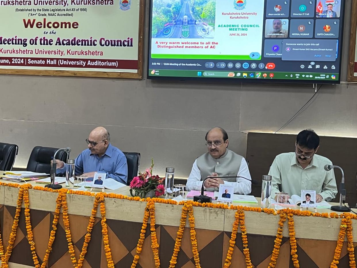 National Education Policy for PG course approved in Academic Council meeting of University