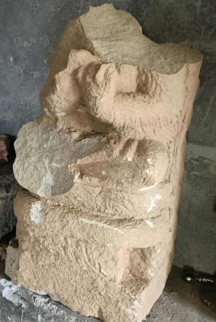 Traces of ancient civilization buried underground exposed