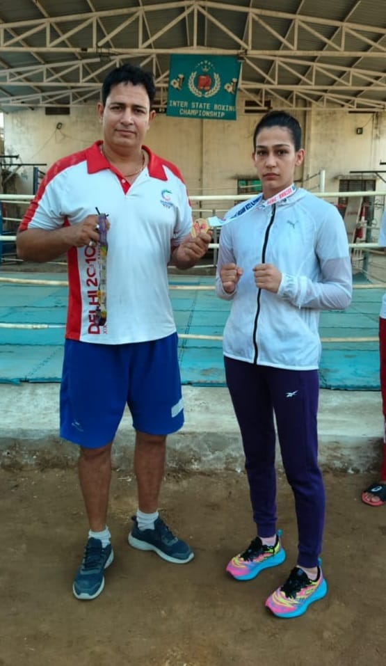 Boxer Prachi Dhankhar welcomed