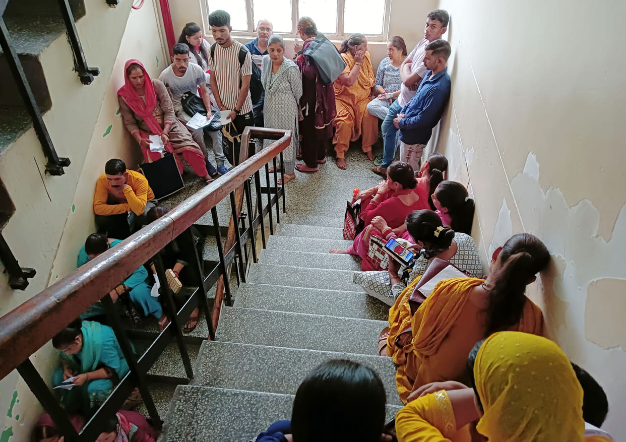 Sample collection center is not able to operate due to code of conduct