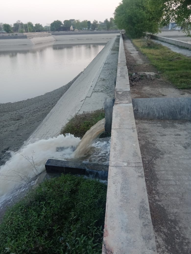 Now there will be no problem for drinking water, water reaches the canals