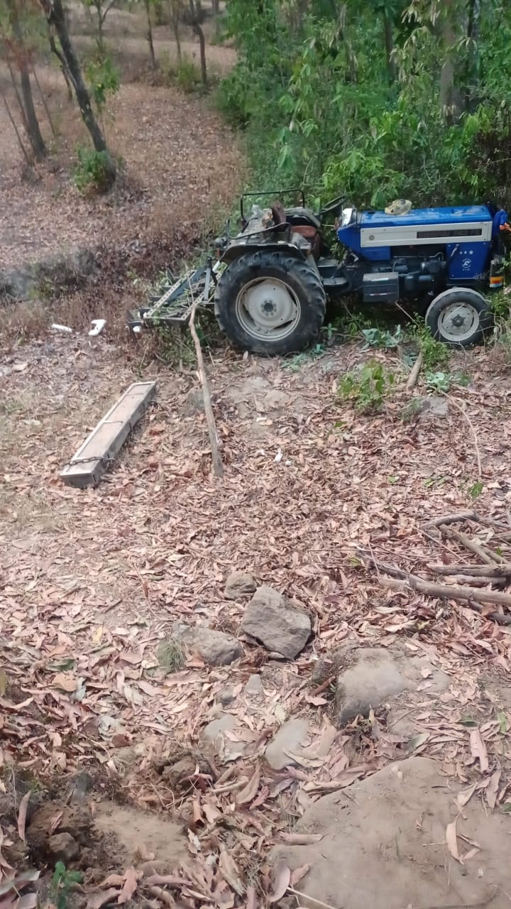 Tractor overturns while sowing fields, driver seriously injured