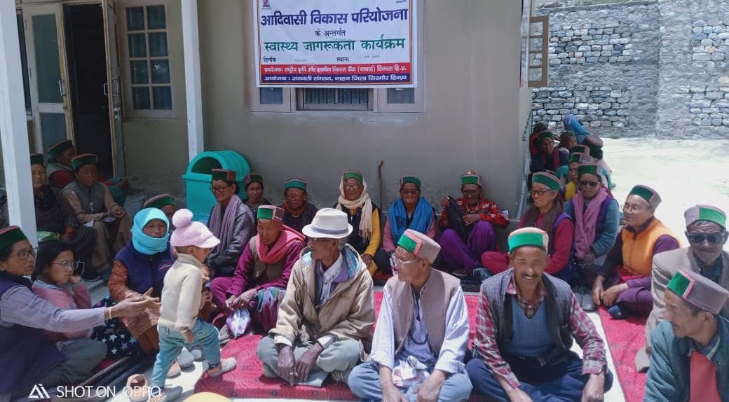Kinnaur, Hango village, health checkup camp organized under tribal development project
